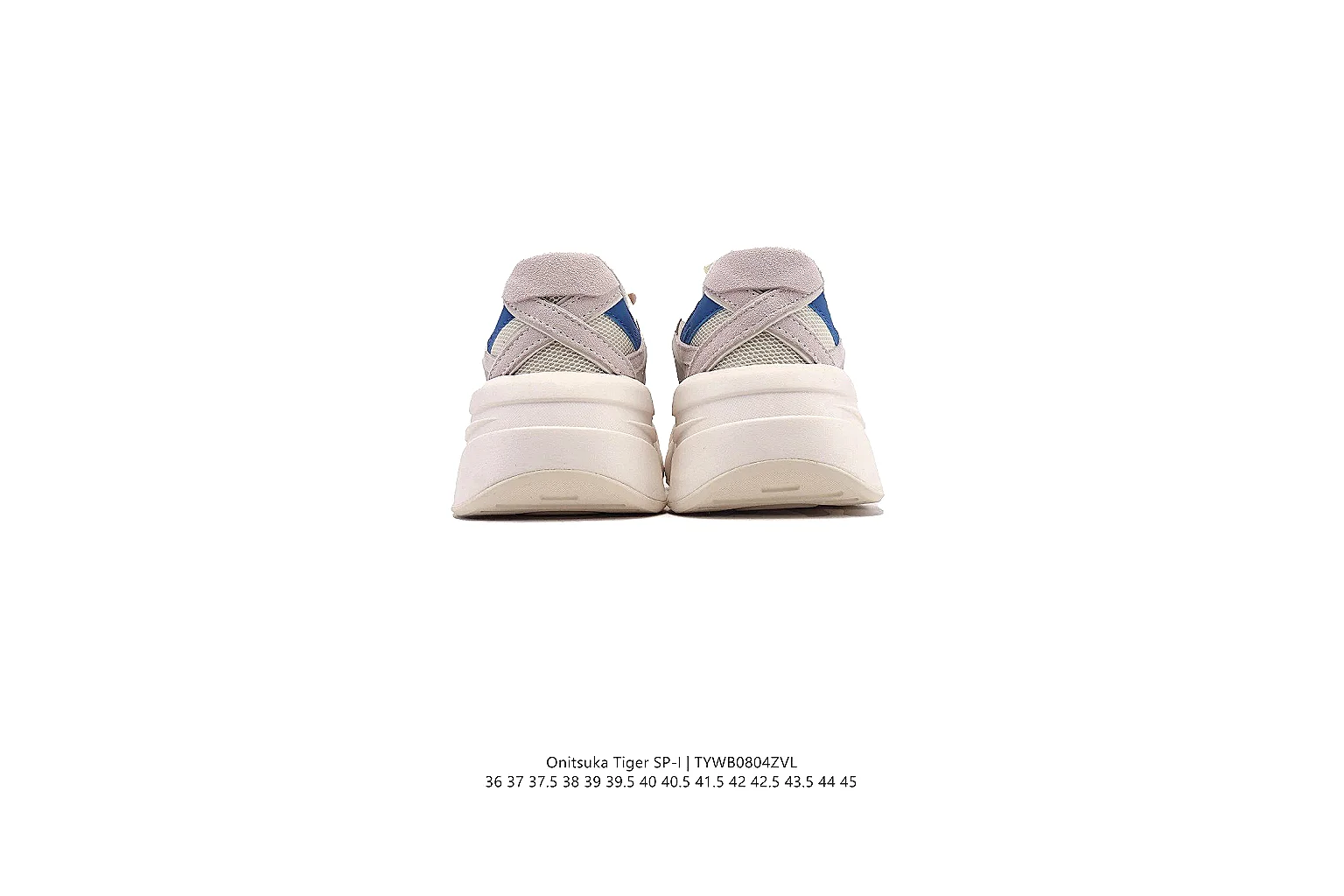 gogobuy.cloud Cream Blue Chunky Runner 0443 Cream Blue runner product image thumbnail 2