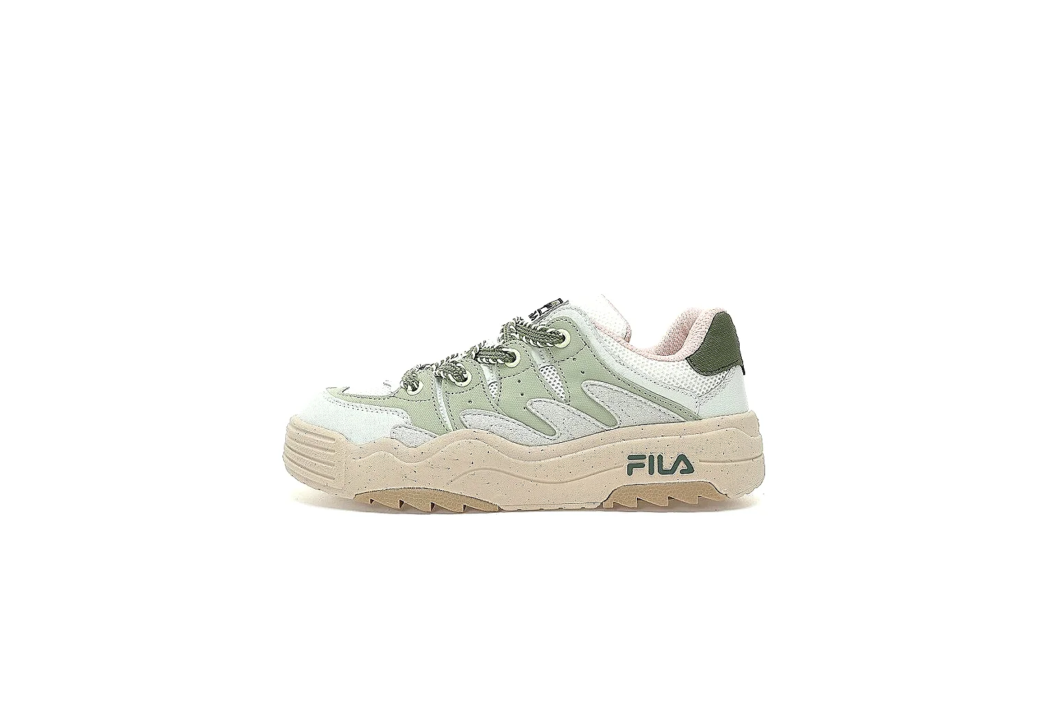 GogoBuy agent brief photos for Fila Beige Green Low Sneaker thumbnail 4