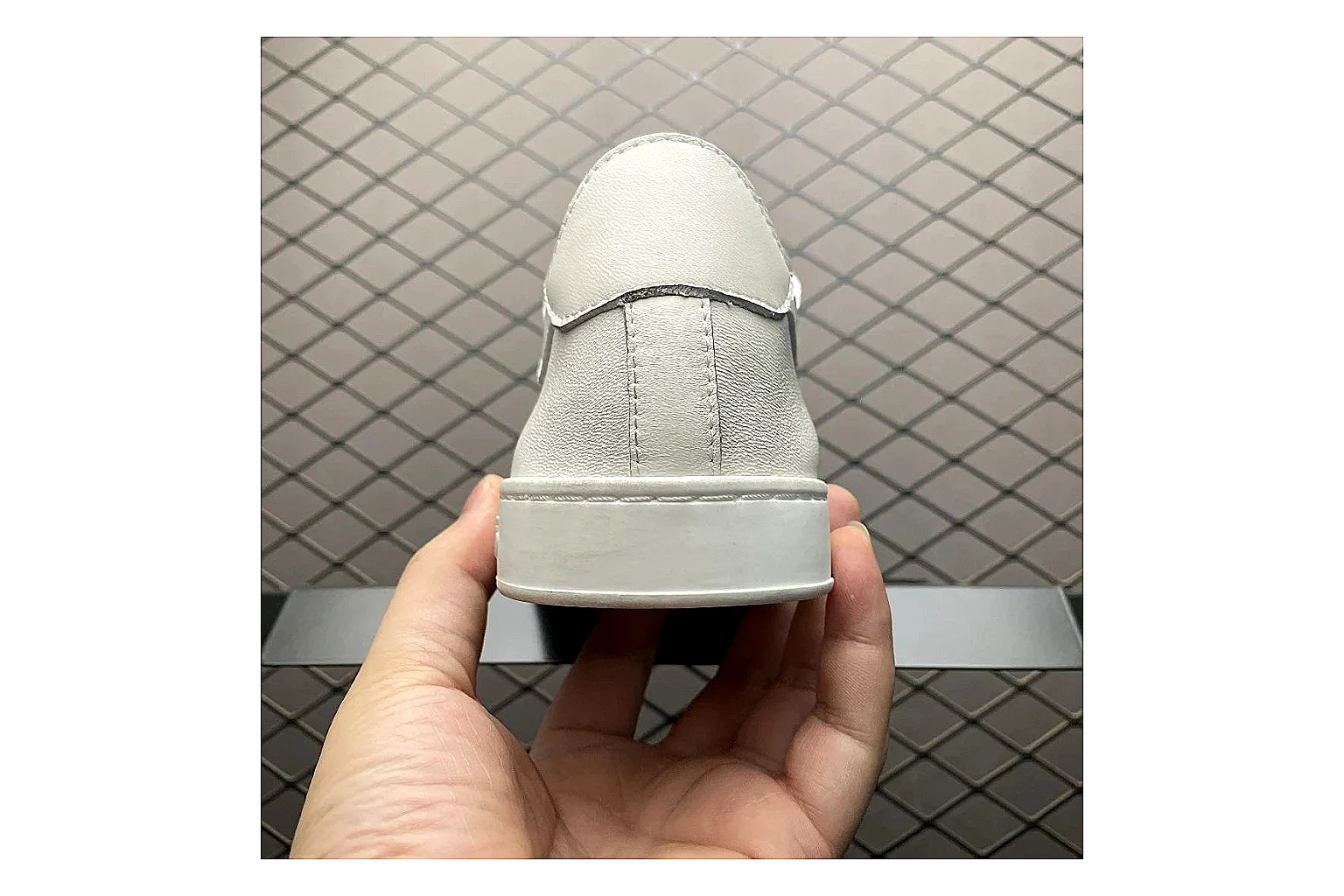 Gucci Ace White Web Stripe Sneaker shopping brief image showing white red gold ace web-stripe low-top with leather upper and low top shape thumbnail 5