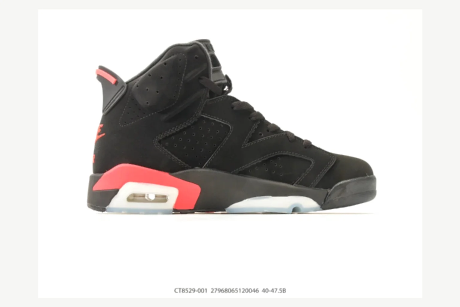 Jordan Air Jordan 6 Retro Black Gray High Top shopping brief image SKU 1182167253 thumbnail 4