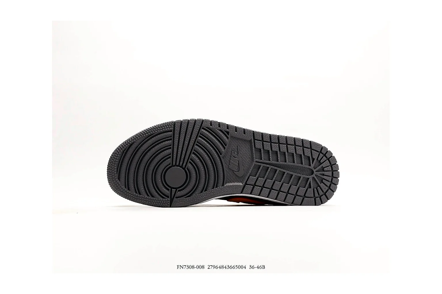 Jordan Air Jordan 1 Low Black Orange retro basketball low six photo view thumbnail 5