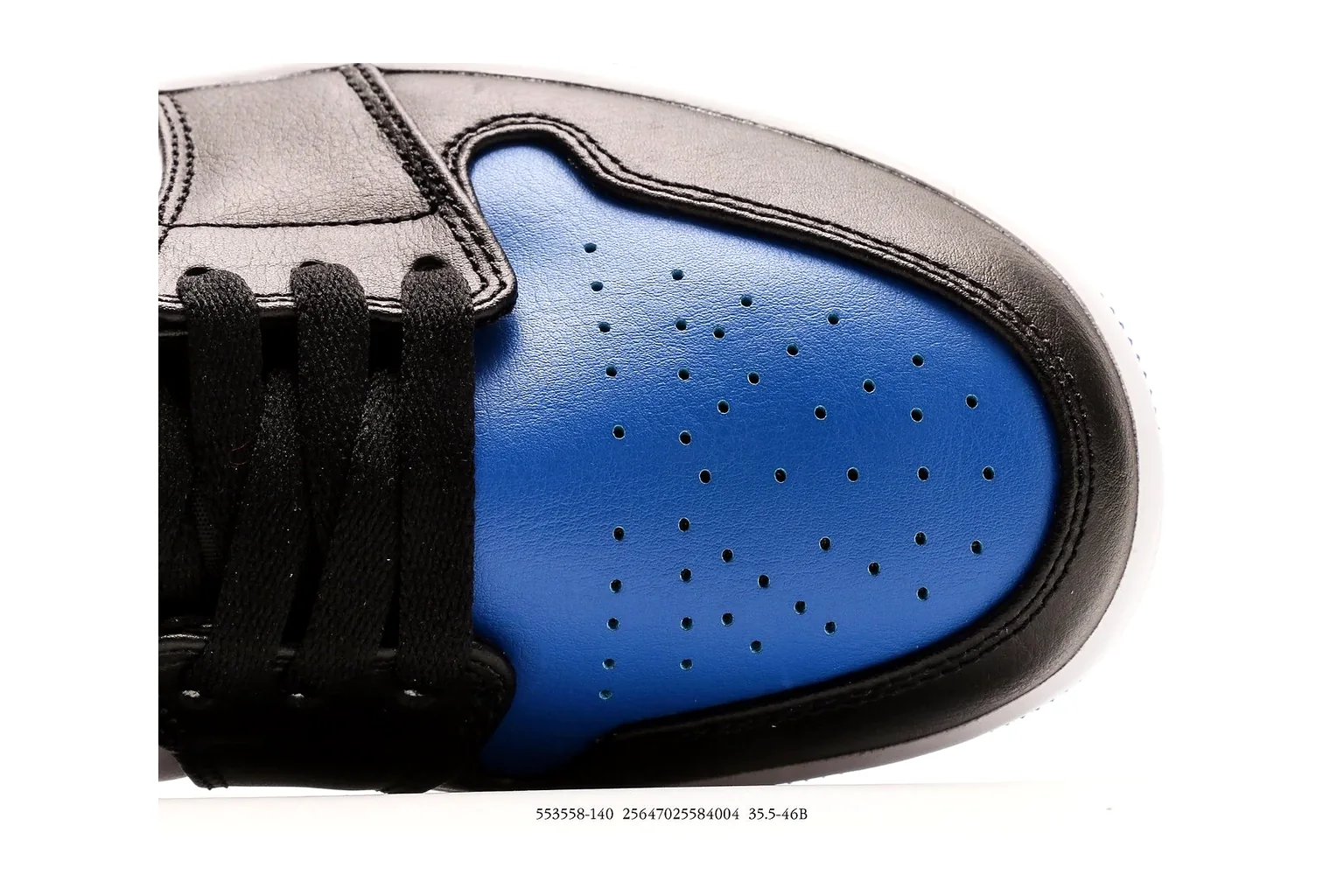 Jordan Air Jordan 1 Low Black Royal Blue retro basketball low six photo view thumbnail 3