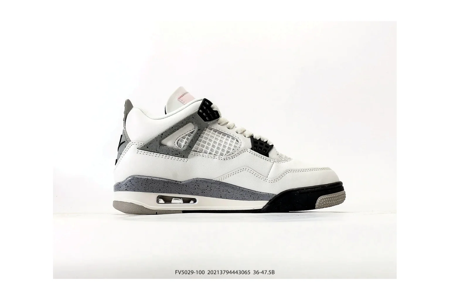 Jordan Air Jordan 4 White Cement retro basketball six photo view thumbnail 4