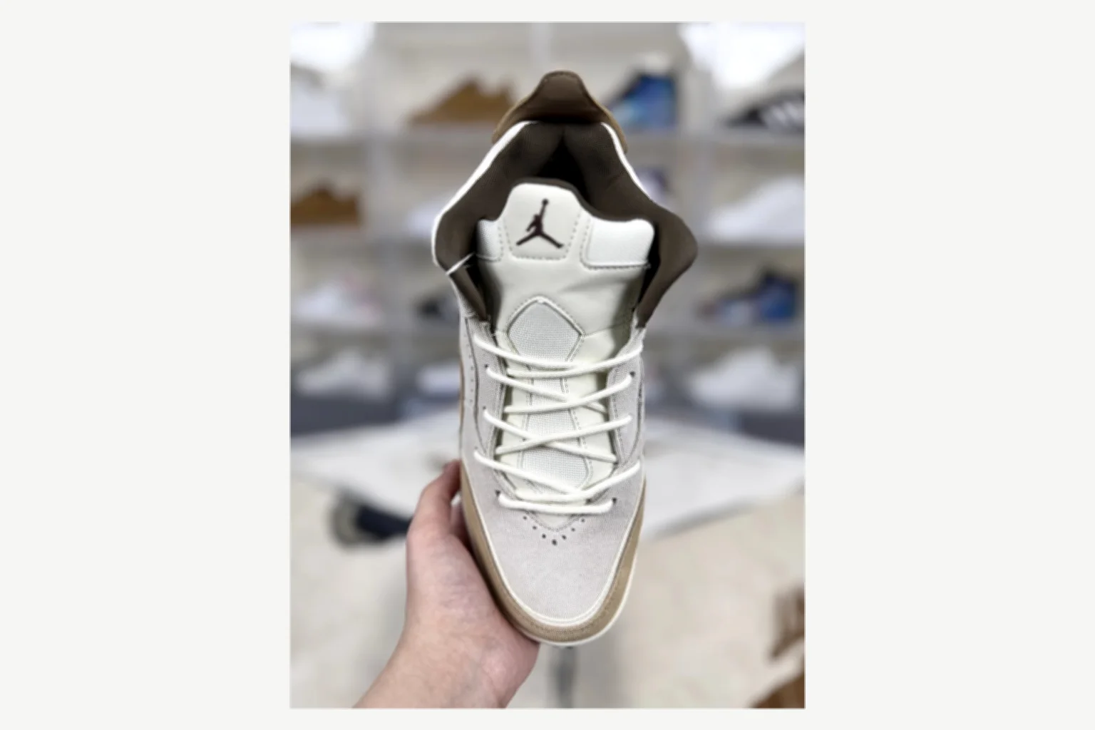 Jordan Courtside 23 Brown Cream Mid Top shopping brief image SKU 1194924459 thumbnail 2