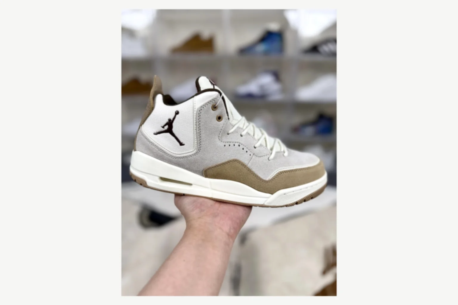 Jordan Courtside 23 Brown Cream Mid Top shopping brief image SKU 1194924459 thumbnail 4