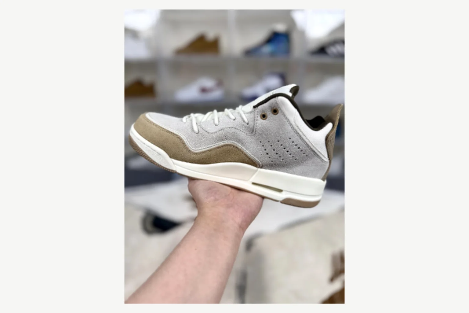 Jordan Courtside 23 Brown Cream Mid Top shopping brief image SKU 1194924459 thumbnail 5