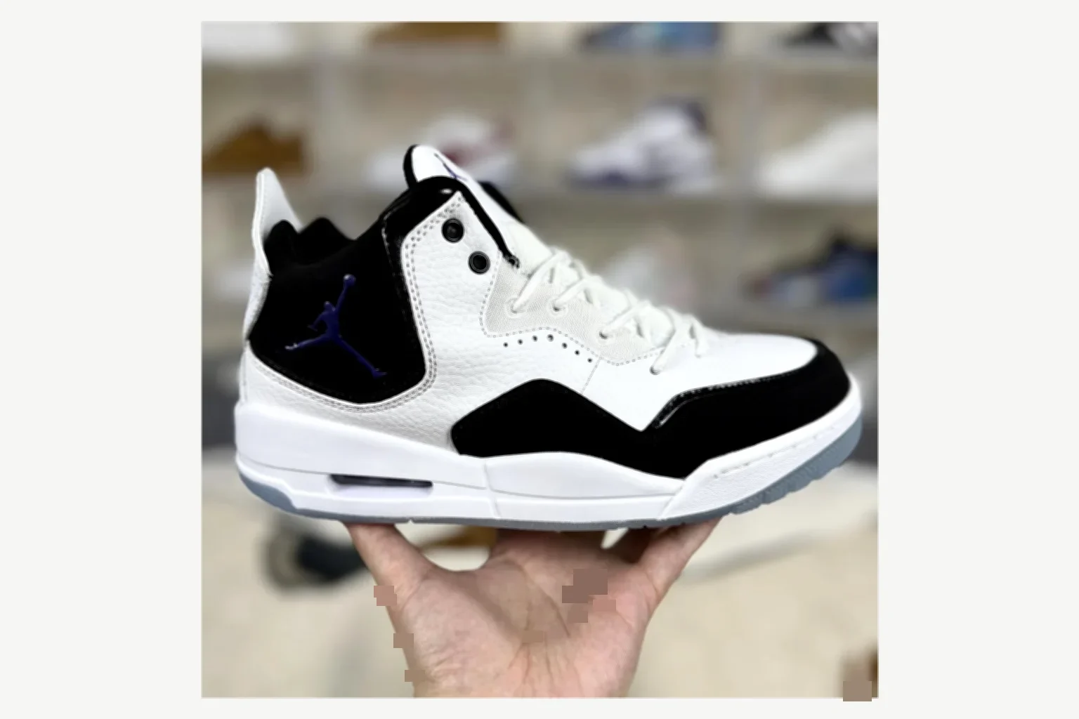 Jordan Courtside 23 Gray Blue Mid Top shopping brief image SKU 1194924534