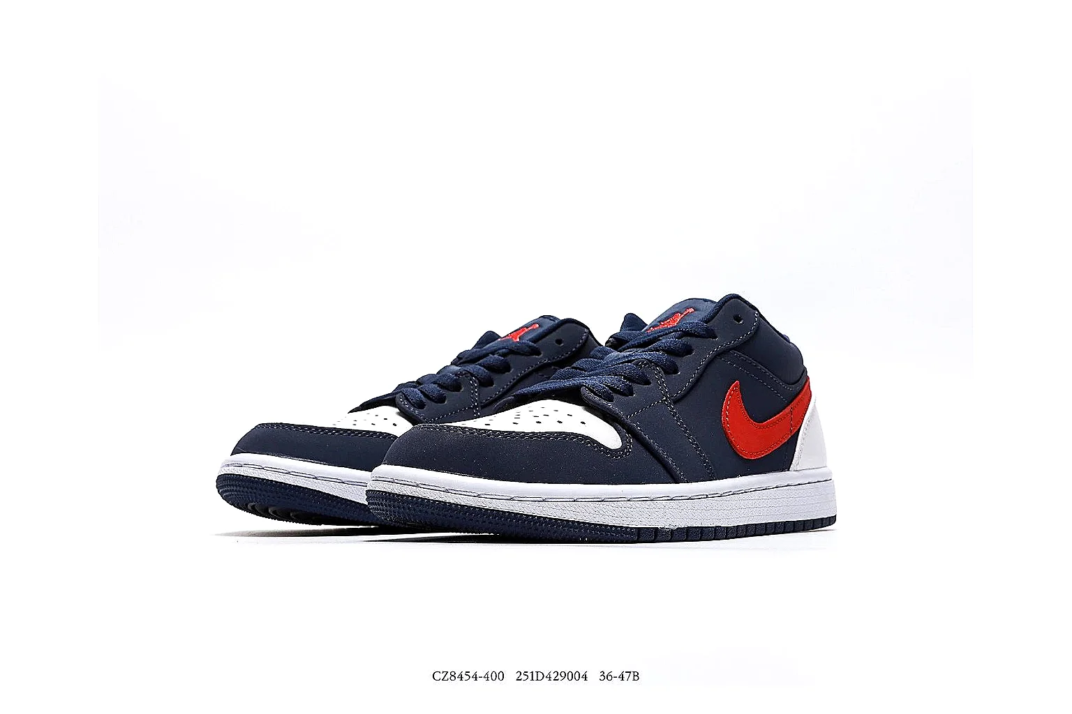 gogobuy.cloud Air Jordan Navy Red Jordan 1 Low 7547 Navy Red low-top product image thumbnail 2