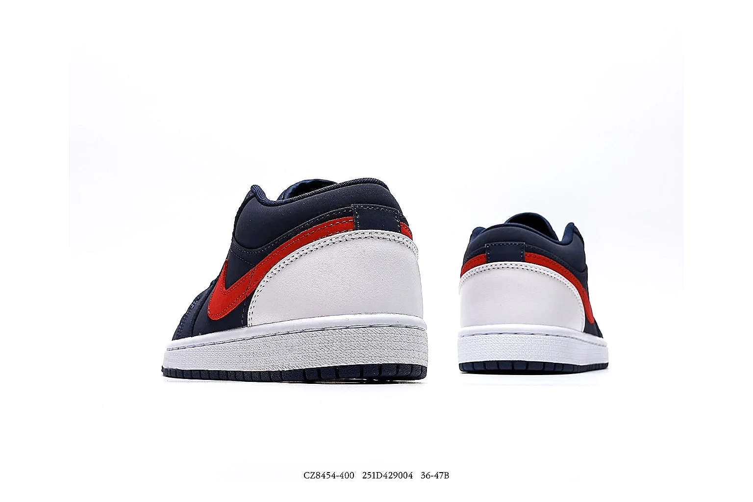 gogobuy.cloud Air Jordan Navy Red Jordan 1 Low 7547 Navy Red low-top product image thumbnail 3