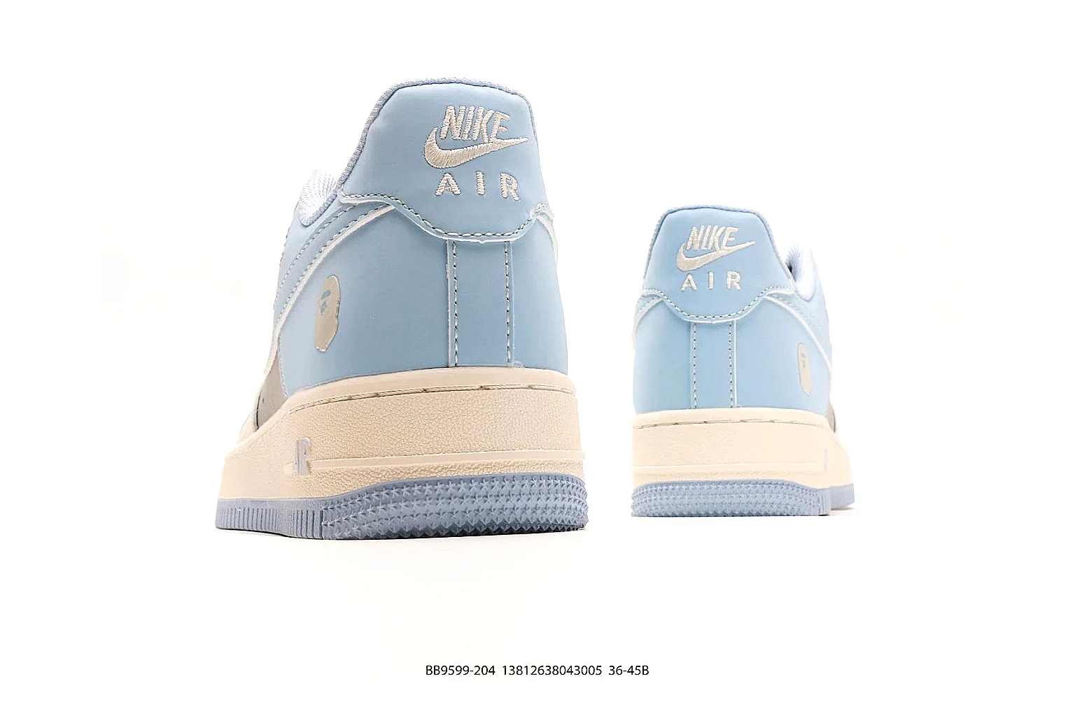 gogobuy.cloud Air Jordan Sky Blue Jordan 1 Low 5129 Sky Blue low-top product image thumbnail 3
