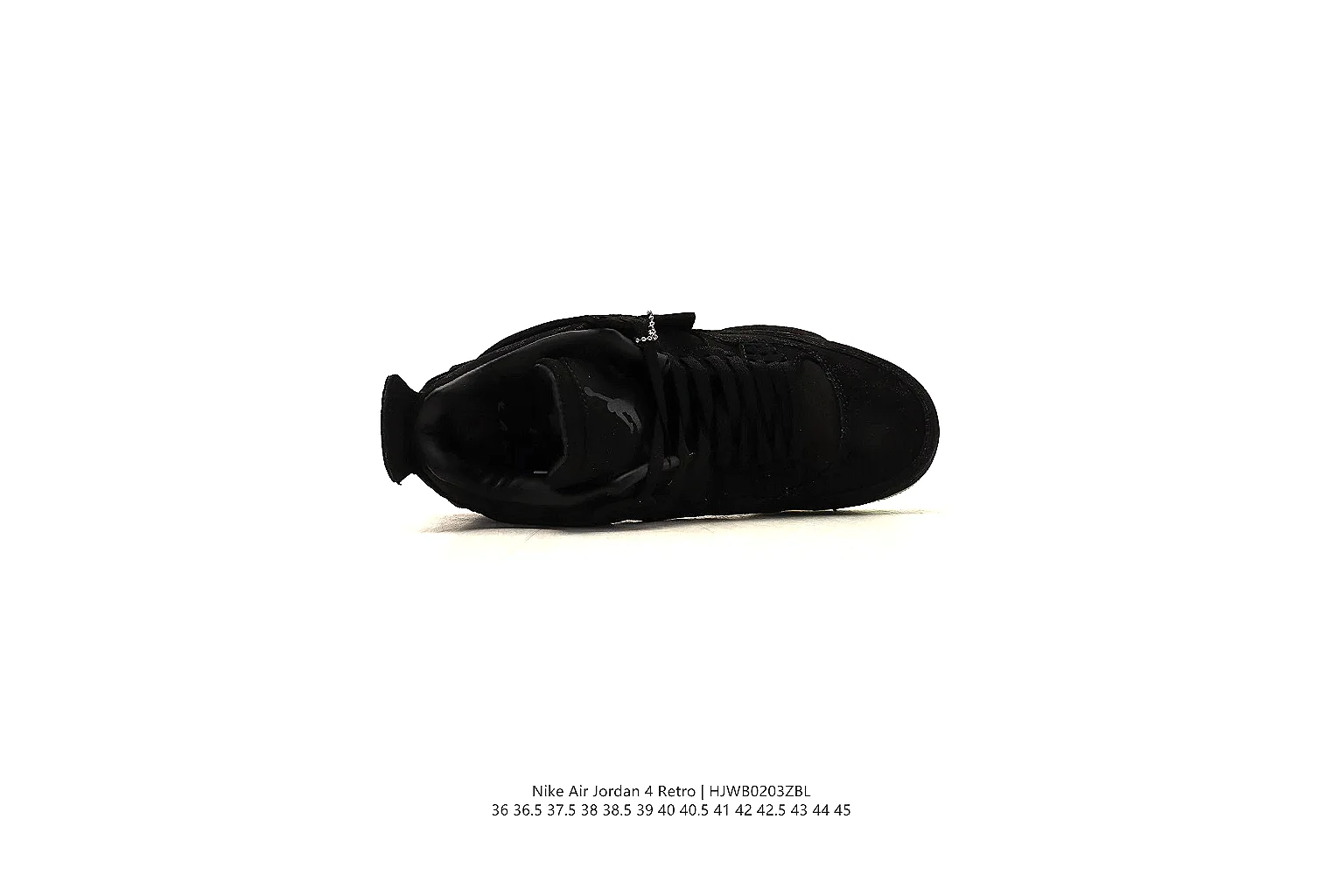gogobuy.cloud Air Jordan Black Jordan 4 0354 Black mid-top product image thumbnail 6