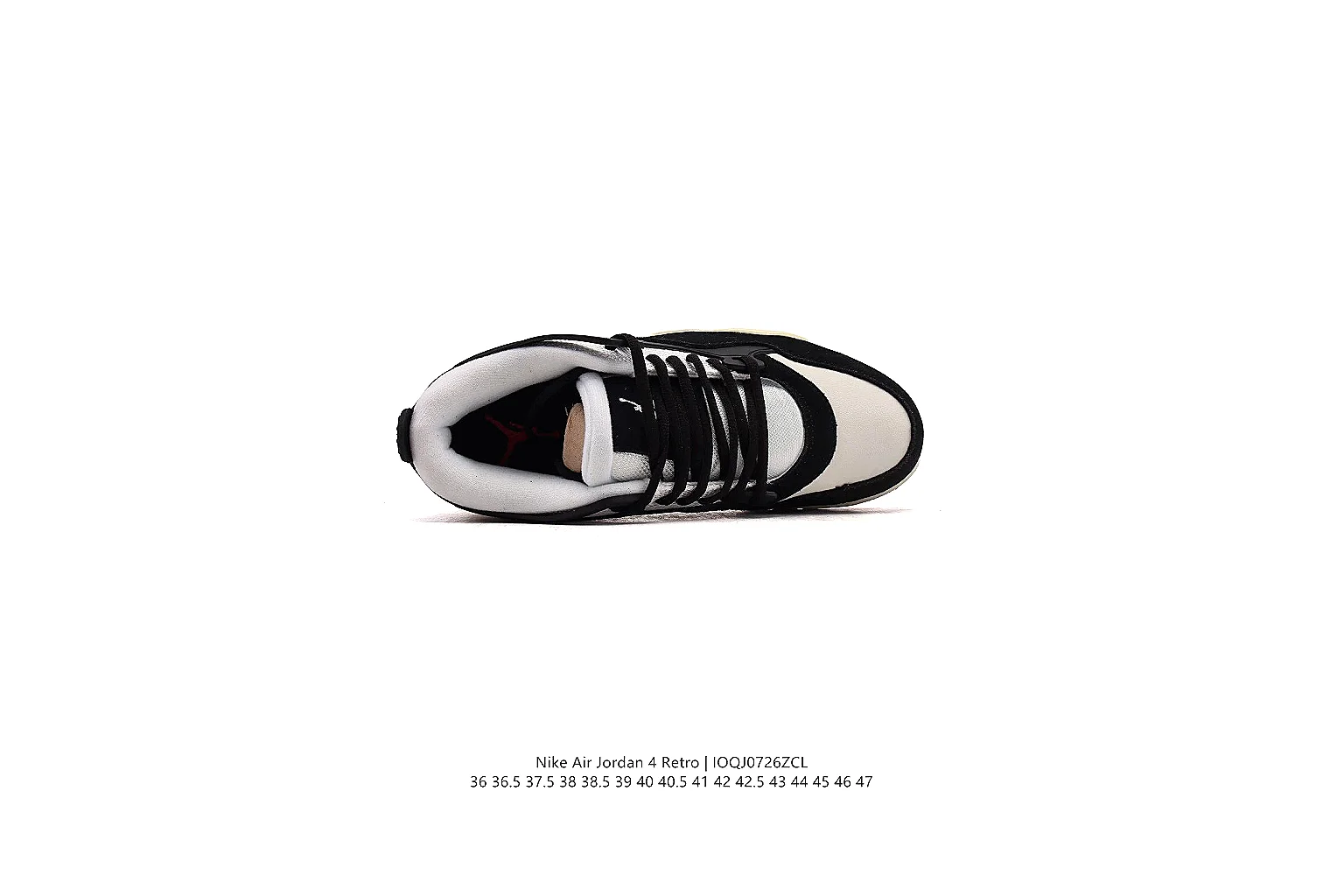 gogobuy.cloud Air Jordan Black Cream Jordan 4 1121 Black Cream mid-top product image thumbnail 6