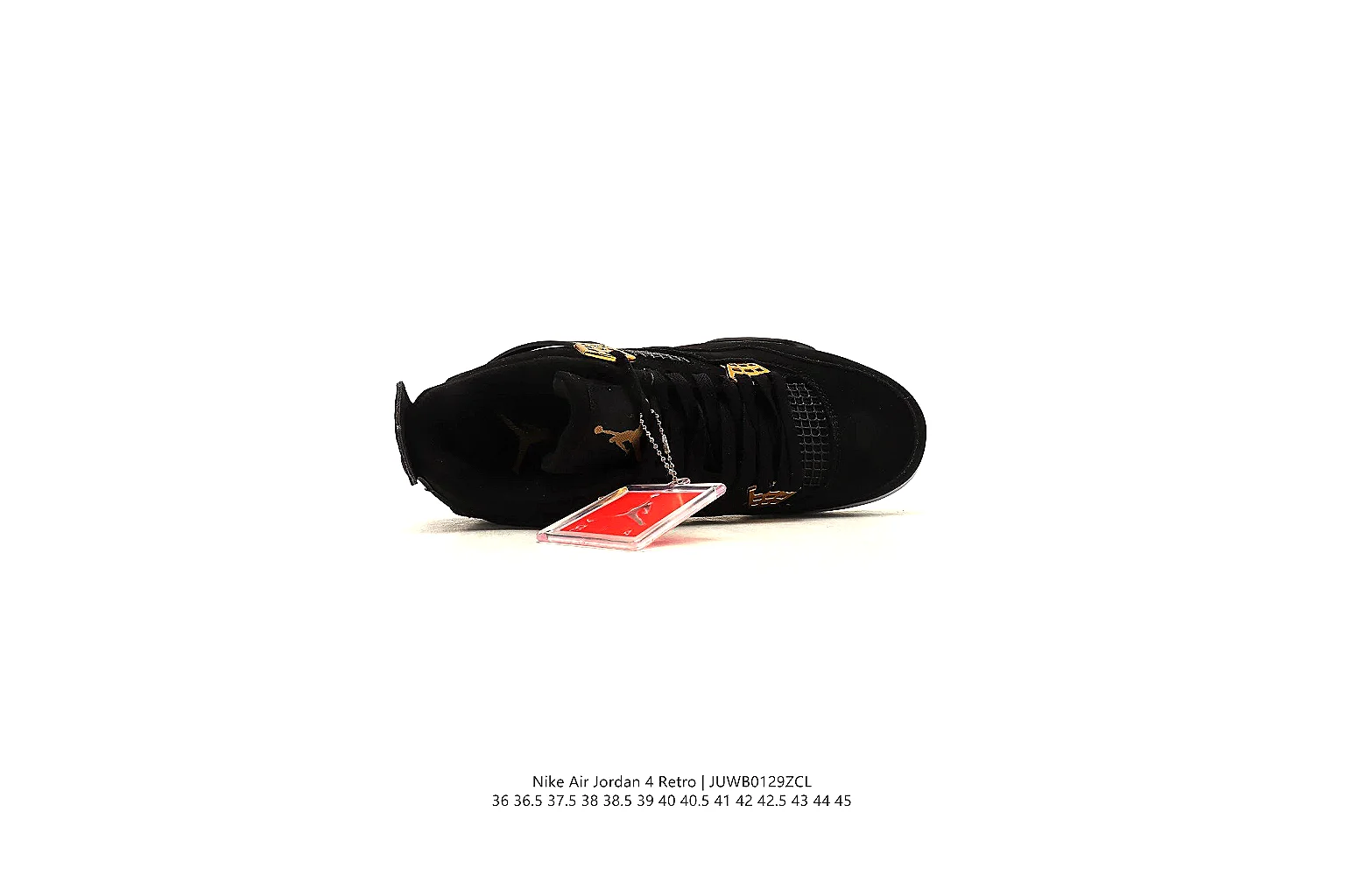 gogobuy.cloud Air Jordan Black Gold Jordan 4 0304 Black Gold mid-top product image thumbnail 6