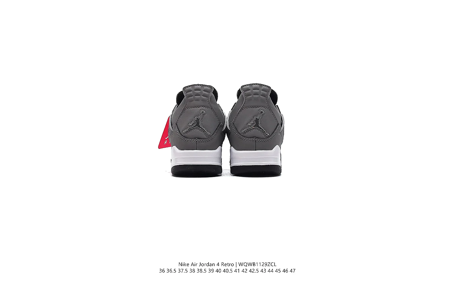 gogobuy.cloud Air Jordan Black Red Jordan 4 0328 Black Red mid-top product image thumbnail 2