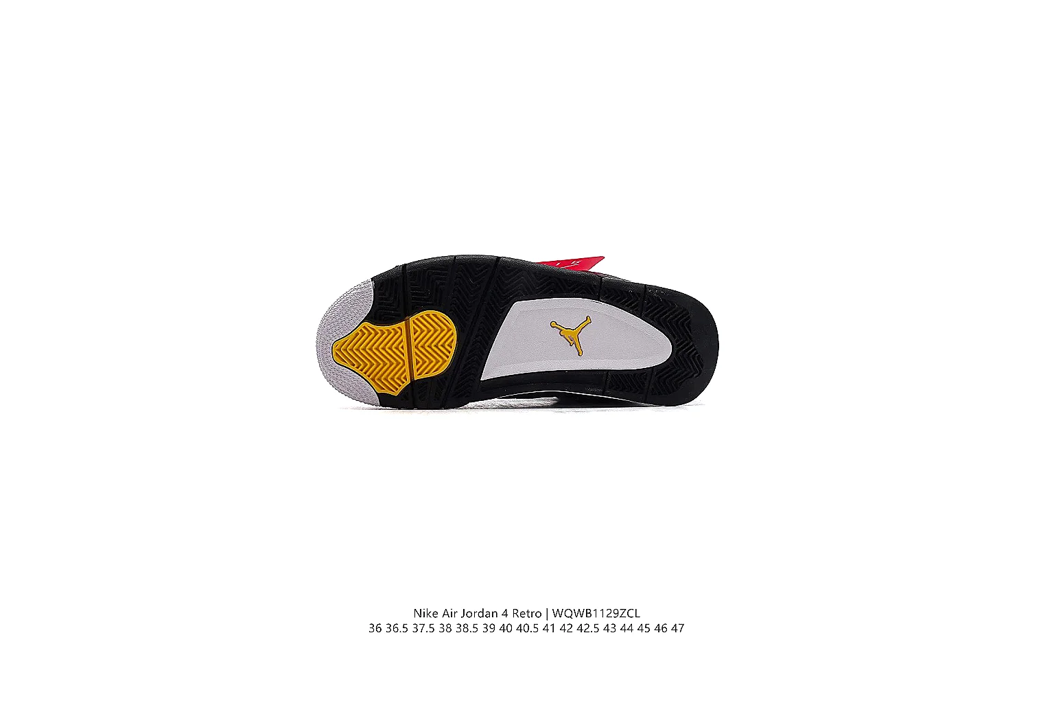 gogobuy.cloud Air Jordan Black Red Jordan 4 0328 Black Red mid-top product image thumbnail 3