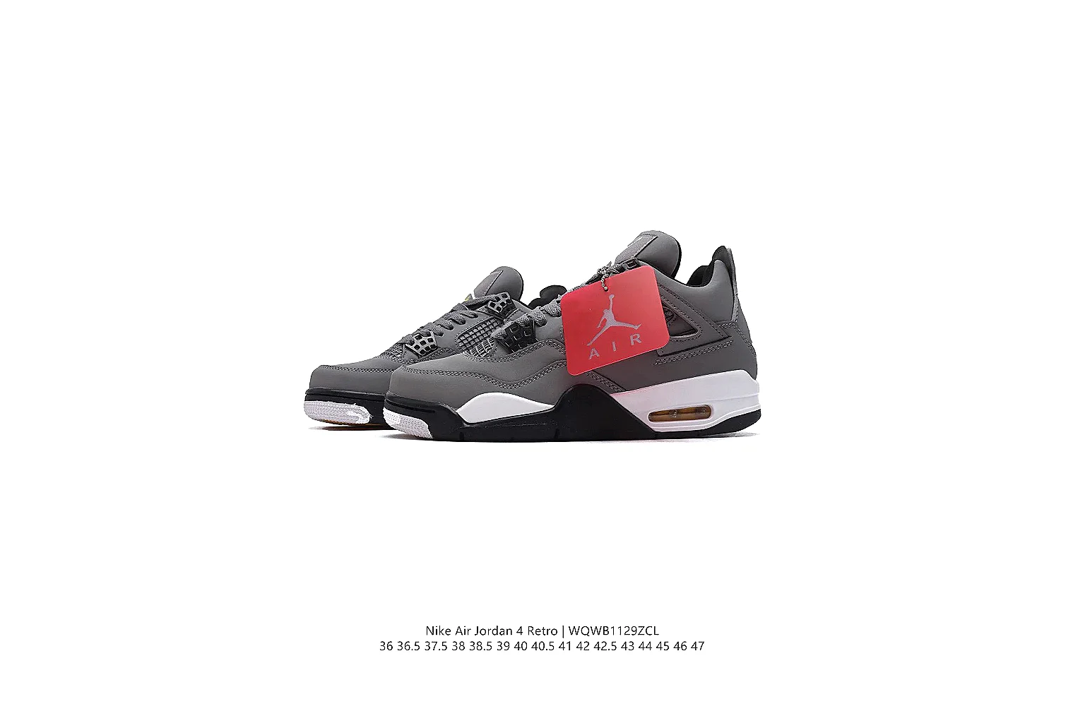 gogobuy.cloud Air Jordan Black Red Jordan 4 0328 Black Red mid-top product image thumbnail 4