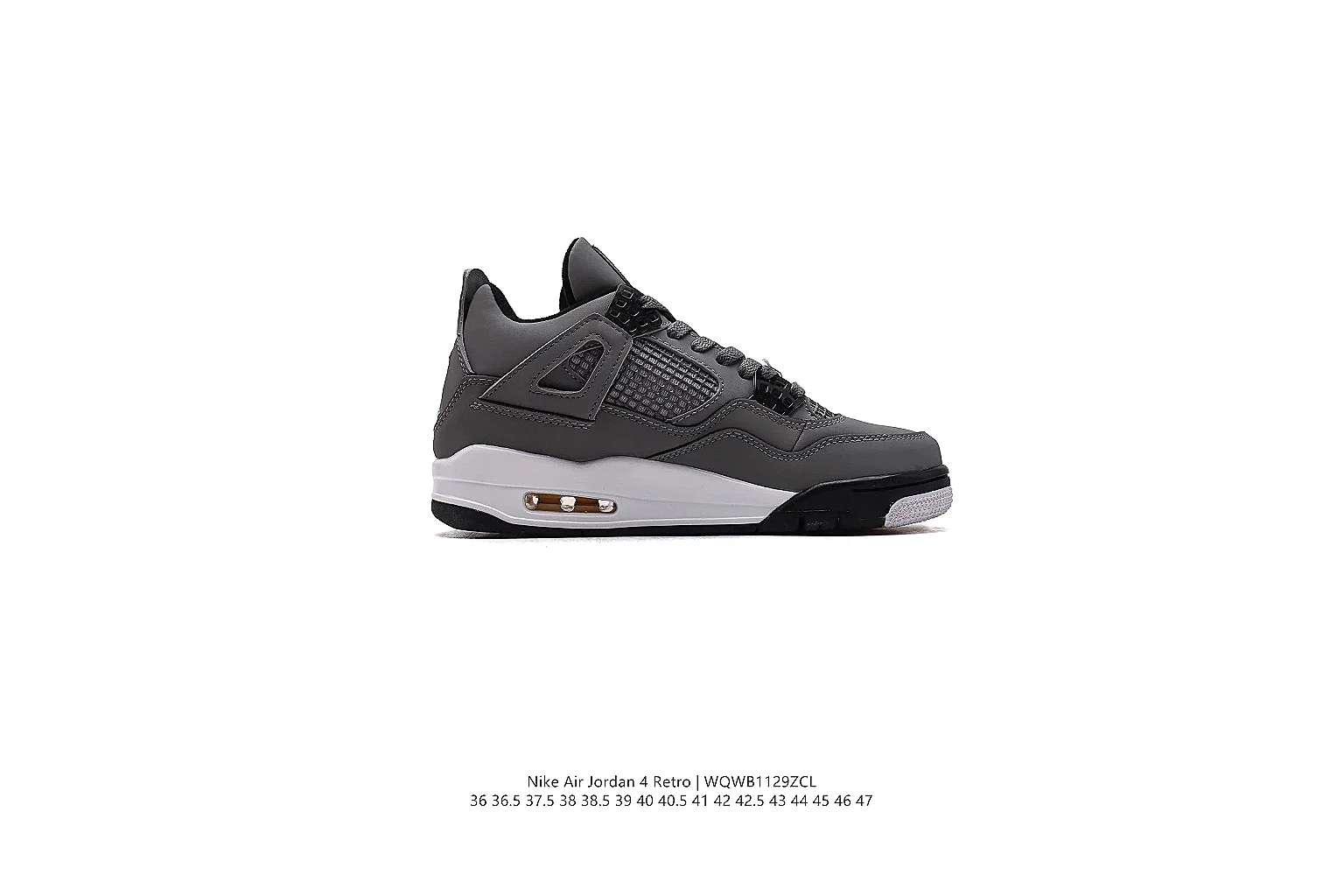 gogobuy.cloud Air Jordan Black Red Jordan 4 0328 Black Red mid-top product image thumbnail 5