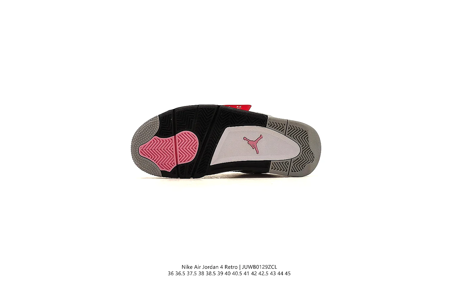 gogobuy.cloud Air Jordan Pink Red Jordan 4 0310 Pink Red mid-top product image thumbnail 3