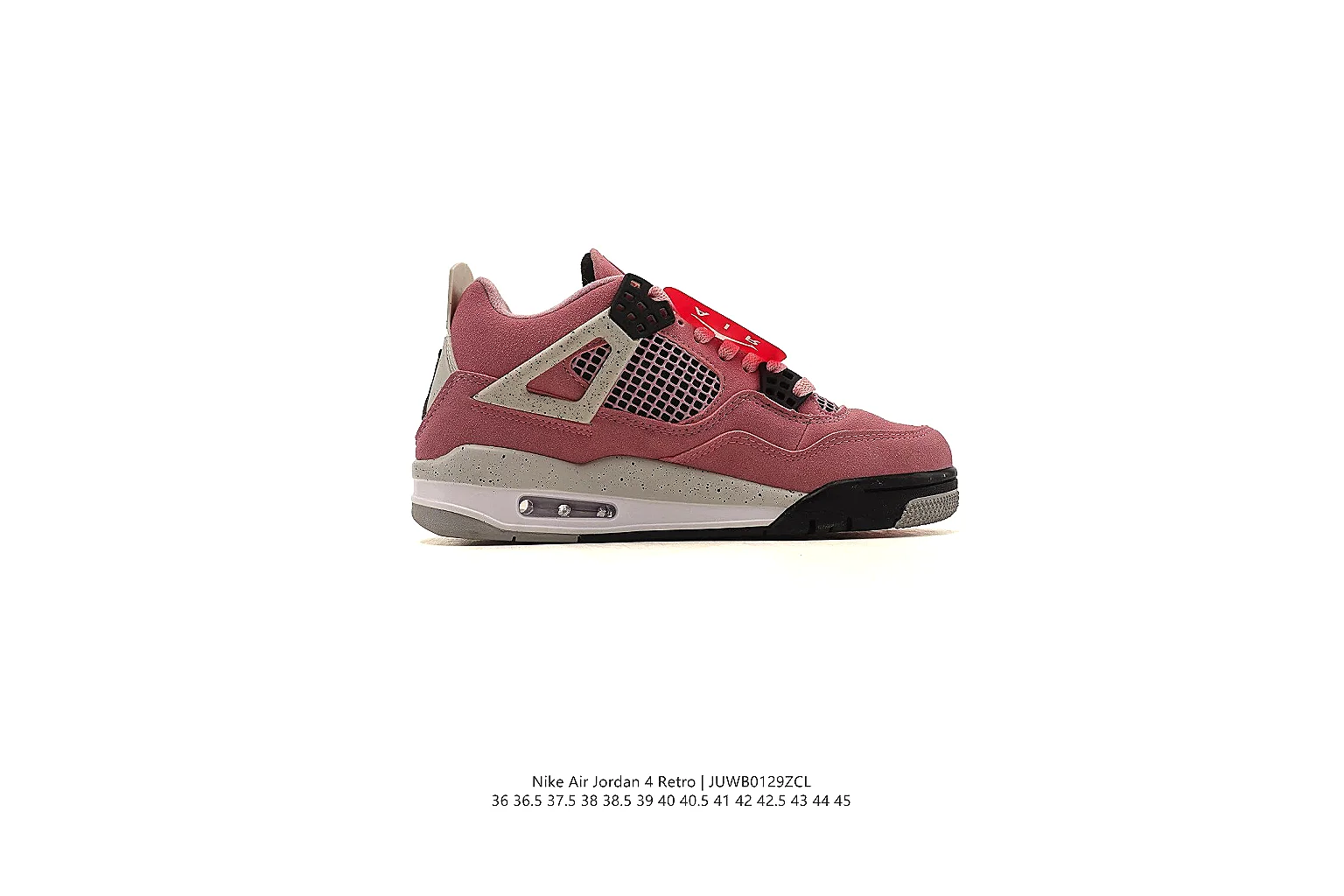 gogobuy.cloud Air Jordan Pink Red Jordan 4 0310 Pink Red mid-top product image thumbnail 5