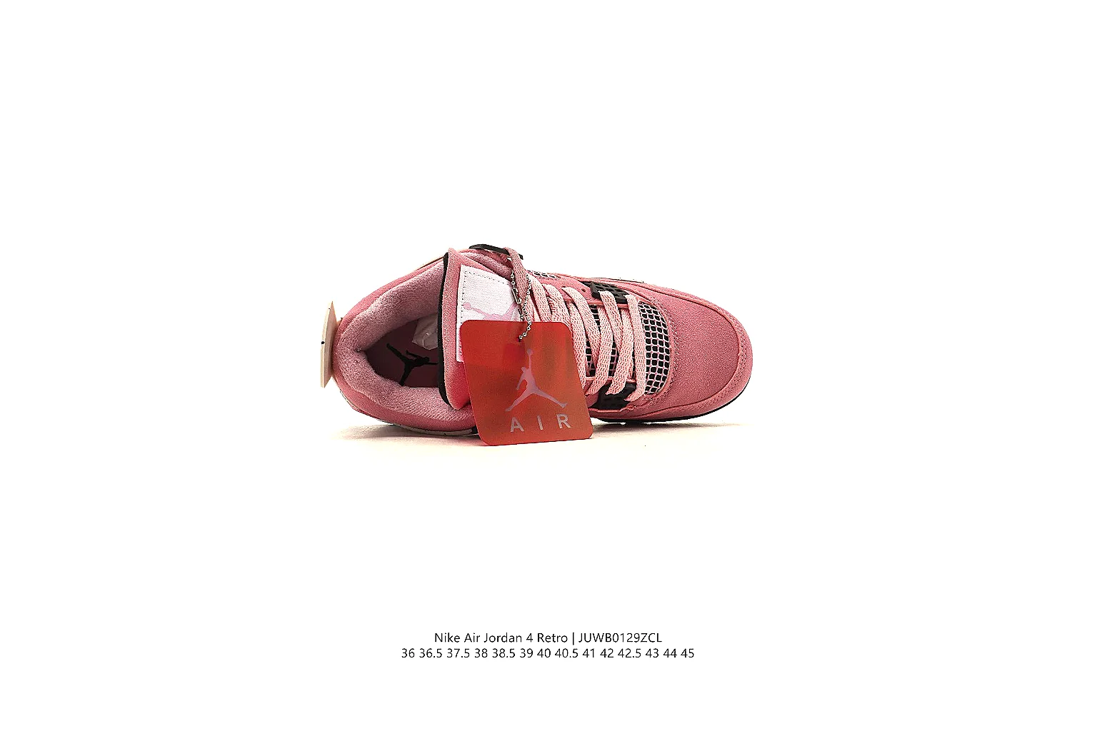 gogobuy.cloud Air Jordan Pink Red Jordan 4 0310 Pink Red mid-top product image thumbnail 6