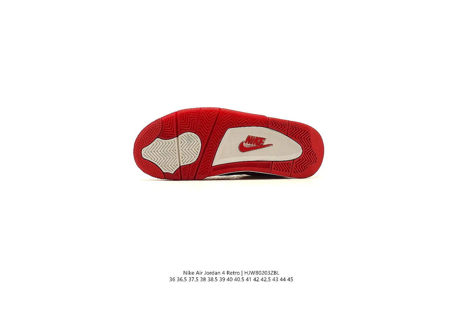 gogobuy.cloud Air Jordan Red Jordan 4 0360 Red mid-top product image thumbnail 3