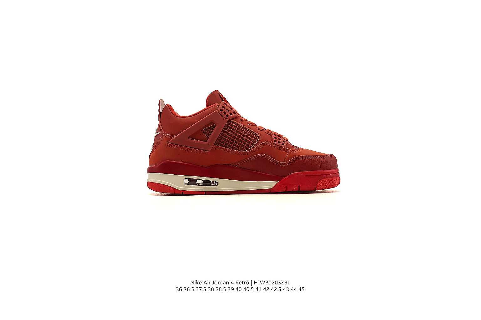 gogobuy.cloud Air Jordan Red Jordan 4 0360 Red mid-top product image thumbnail 5