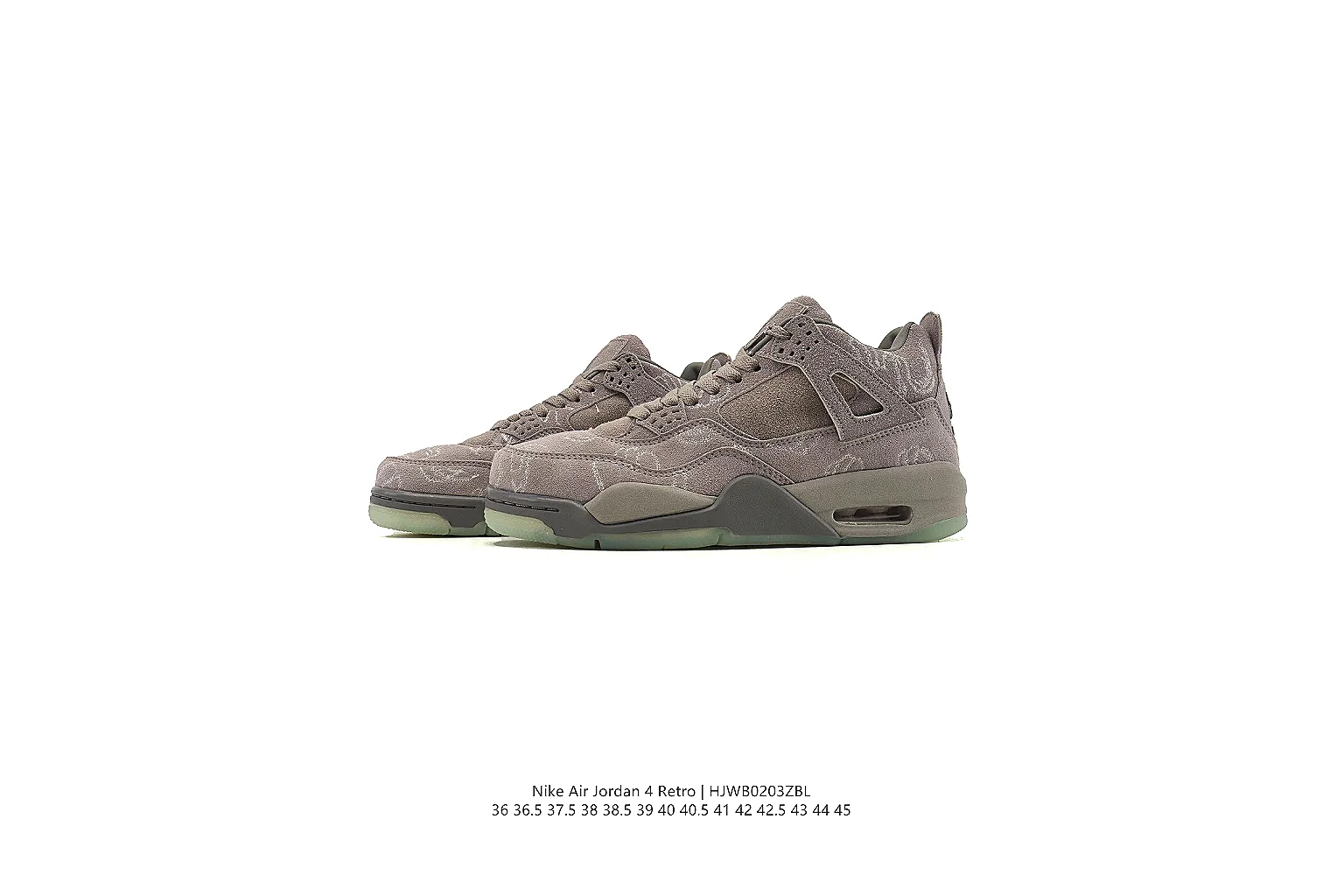 gogobuy.cloud Air Jordan Taupe Jordan 4 0352 Taupe mid-top product image thumbnail 4