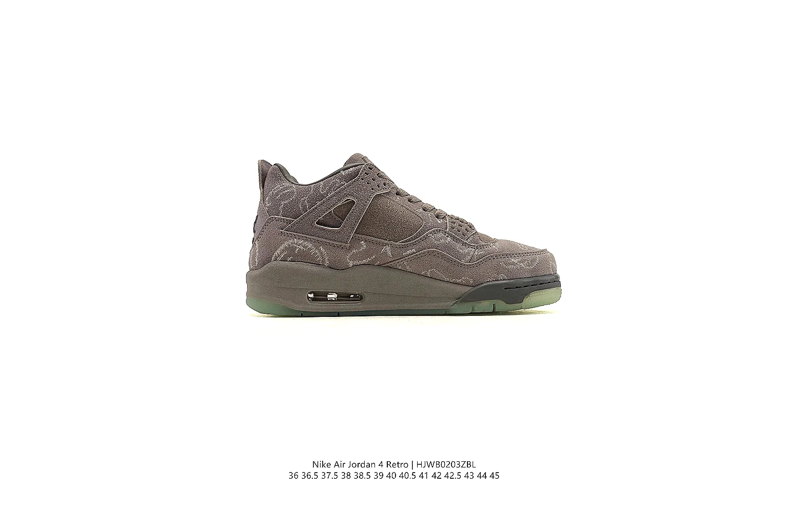 gogobuy.cloud Air Jordan Taupe Jordan 4 0352 Taupe mid-top product image thumbnail 5