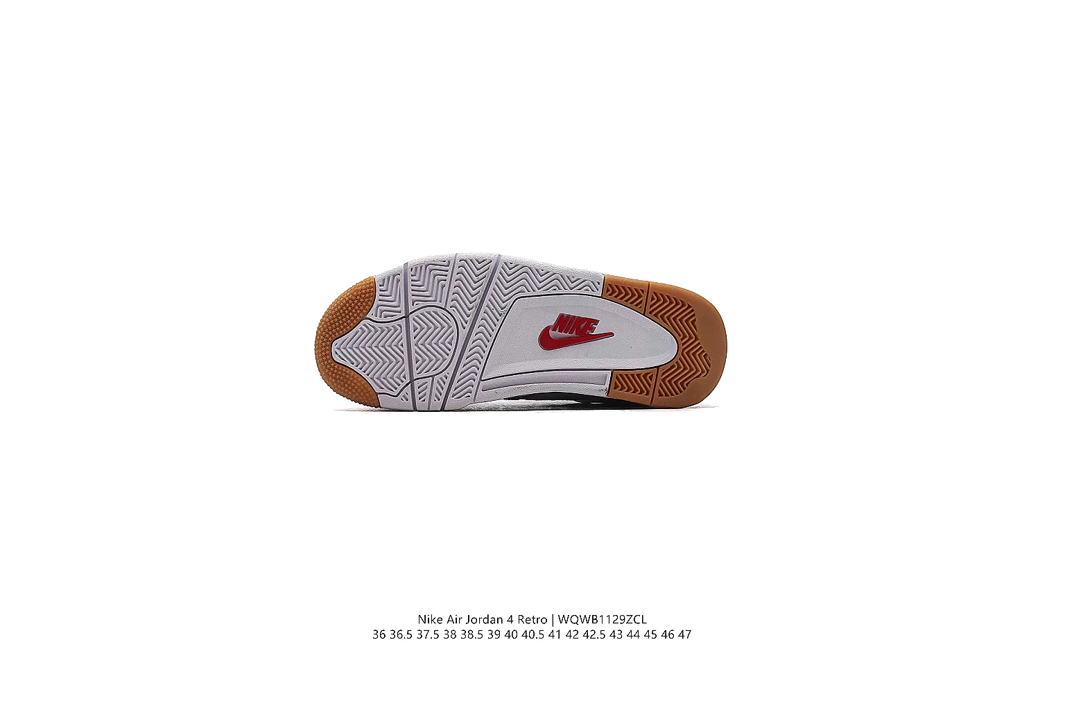 gogobuy.cloud Air Jordan White Green Jordan 4 0335 White Green mid-top product image thumbnail 3