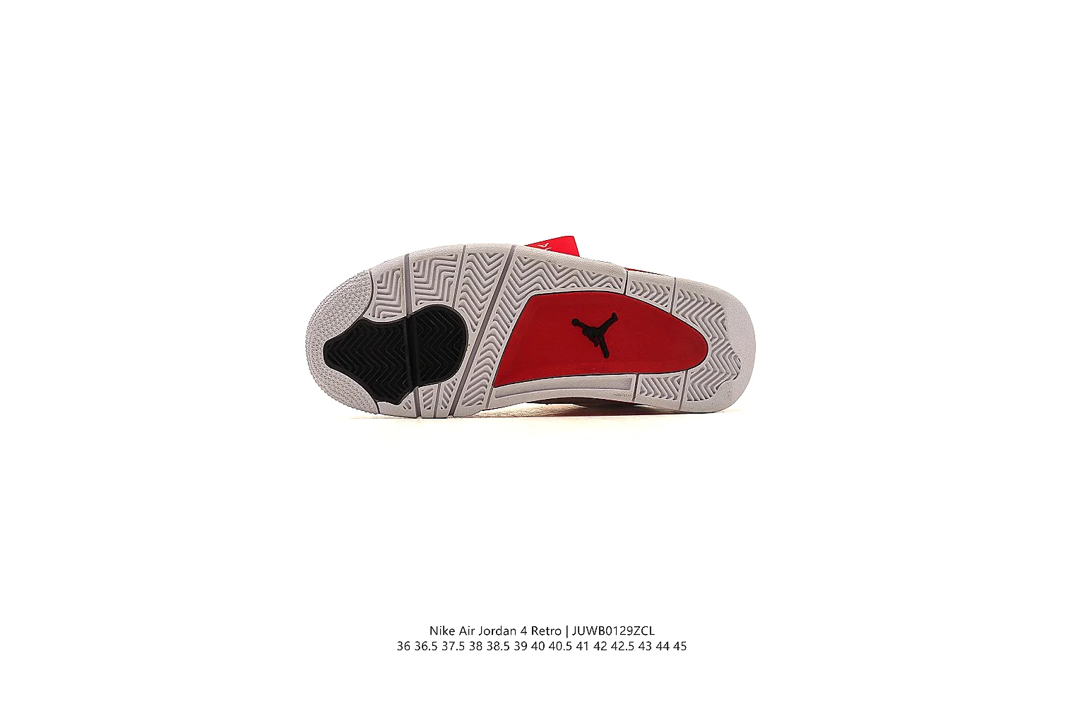 gogobuy.cloud Air Jordan White Red Jordan 4 0300 White Red mid-top product image thumbnail 3