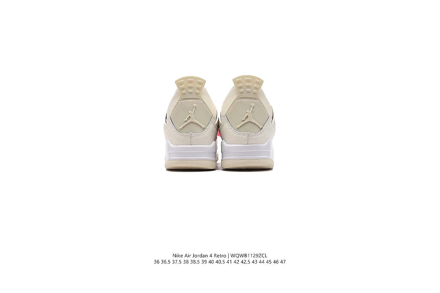 gogobuy.cloud Air Jordan White Red Jordan 4 0331 White Red mid-top product image thumbnail 2