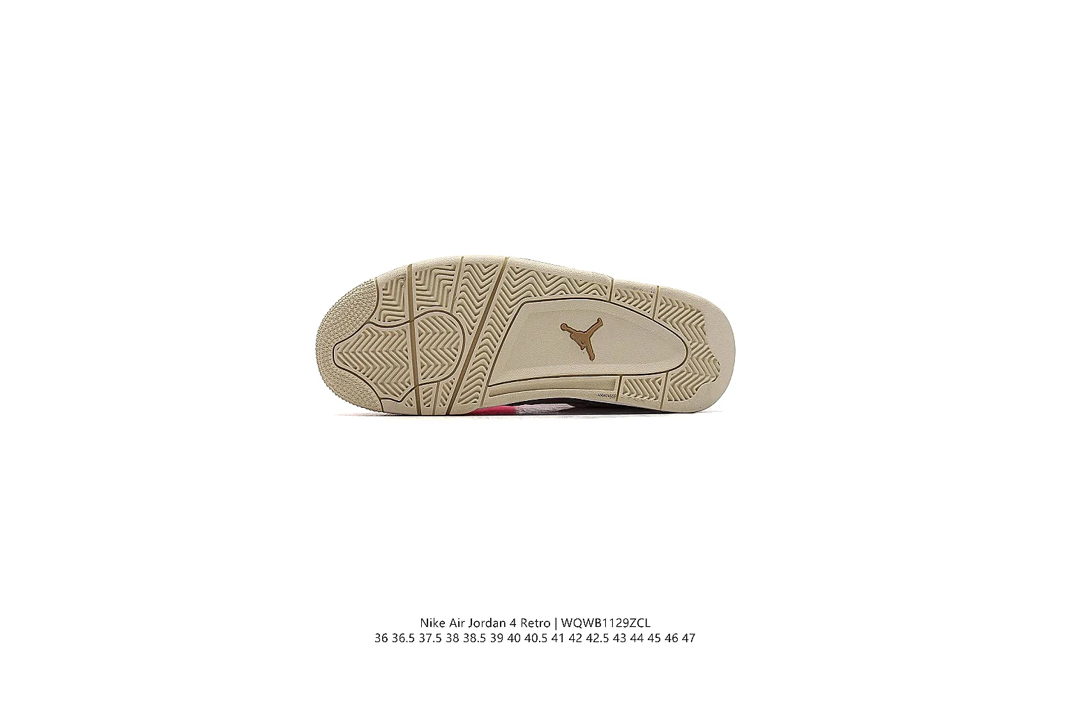 gogobuy.cloud Air Jordan White Red Jordan 4 0331 White Red mid-top product image thumbnail 3