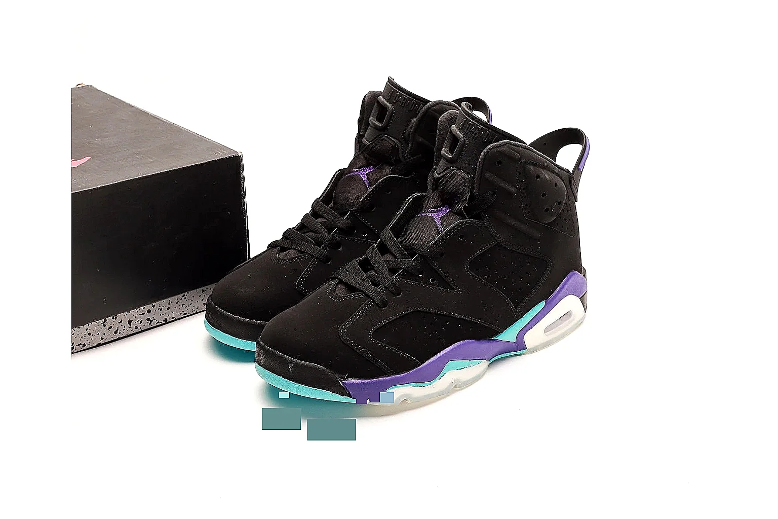gogobuy.cloud Air Jordan Black Purple Jordan 6 0872 Black Purple high-top product image