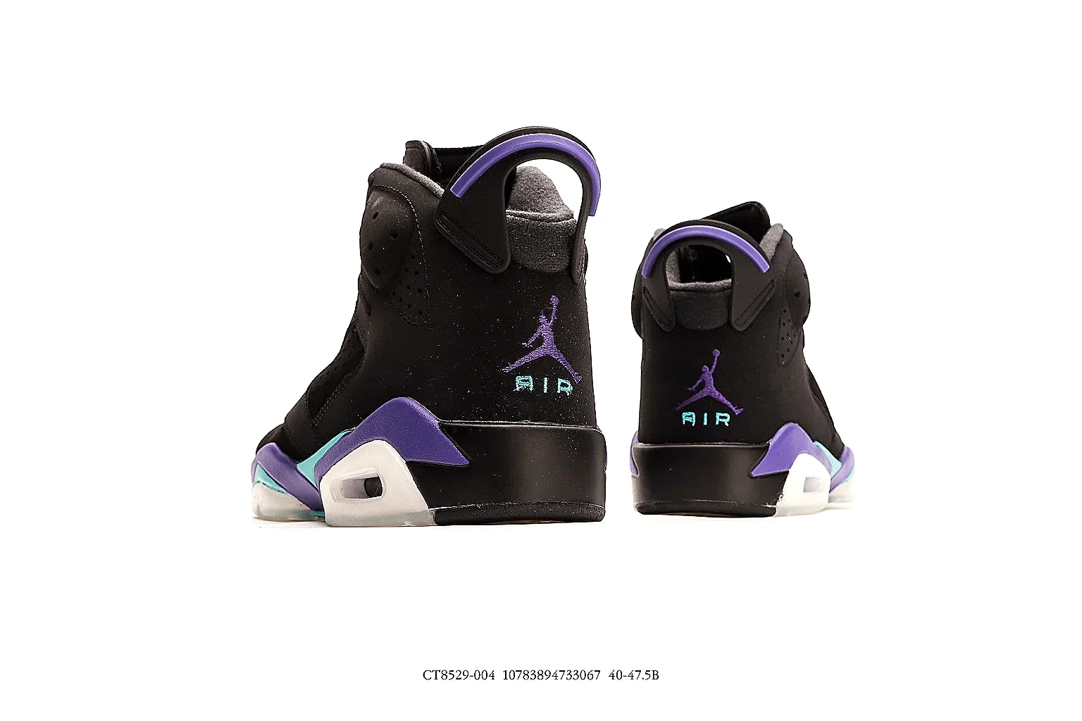 gogobuy.cloud Air Jordan Black Purple Jordan 6 0872 Black Purple high-top product image thumbnail 4
