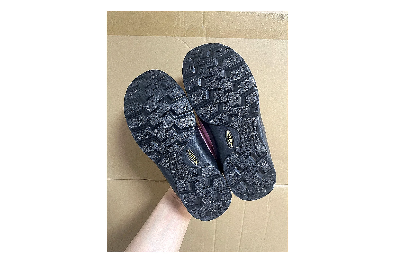 KEEN Jasper Runner Pink Navy shopping brief photo showing pink navy mesh-suede upper, outdoor runner shape, protective front profile, and trail-casual sole thumbnail 3
