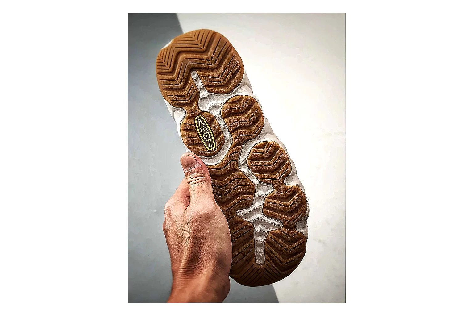 KEEN Jasper Sandal Beige Taupe shopping brief photo showing beige taupe suede-mesh upper, outdoor sandal openings, protective toe area, and trail-casual sole thumbnail 3