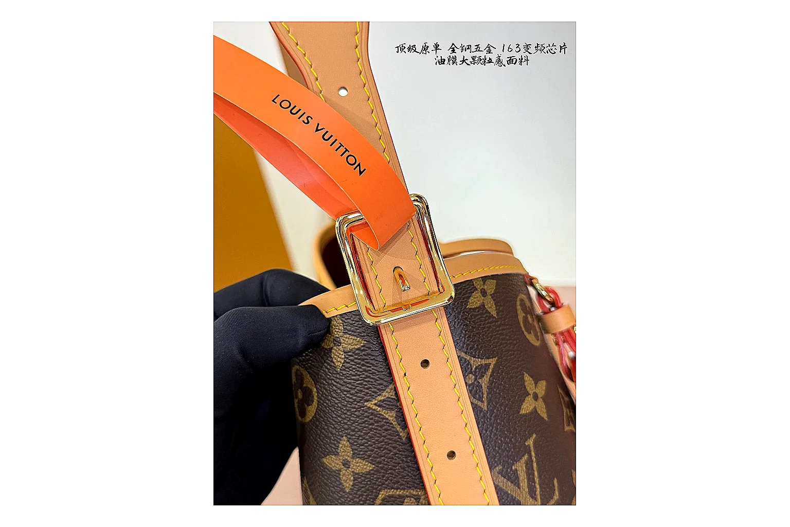 Louis Vuitton Monogram Hobo Brown shopping brief photo showing brown monogram coated-canvas body, curved hobo shape, shoulder strap, and leather trim thumbnail 6