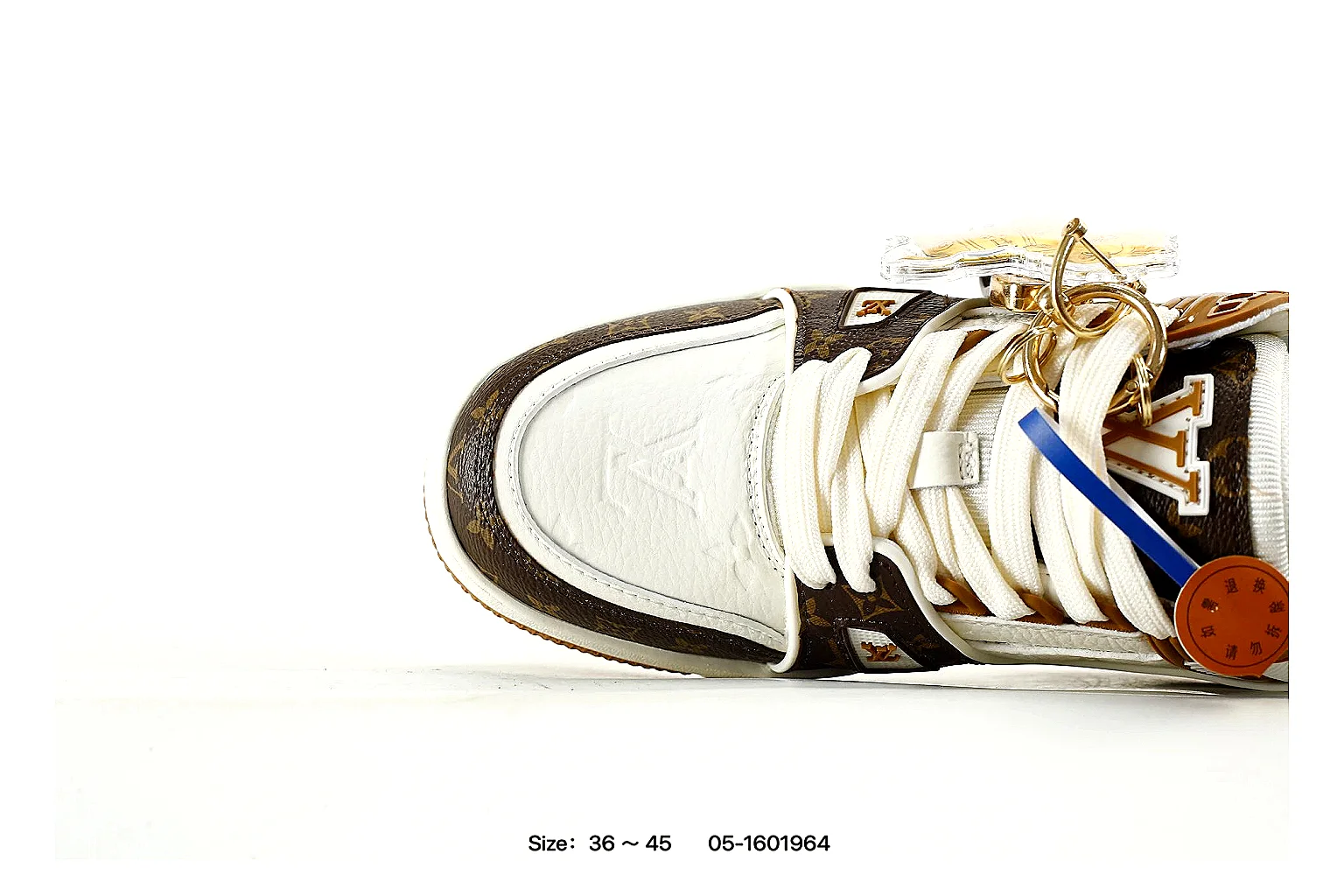 gogobuy.cloud Louis Vuitton White Brown Trainer 3852 White Brown low-top product image thumbnail 2