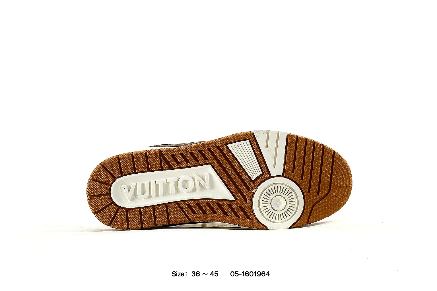 gogobuy.cloud Louis Vuitton White Brown Trainer 3852 White Brown low-top product image thumbnail 3