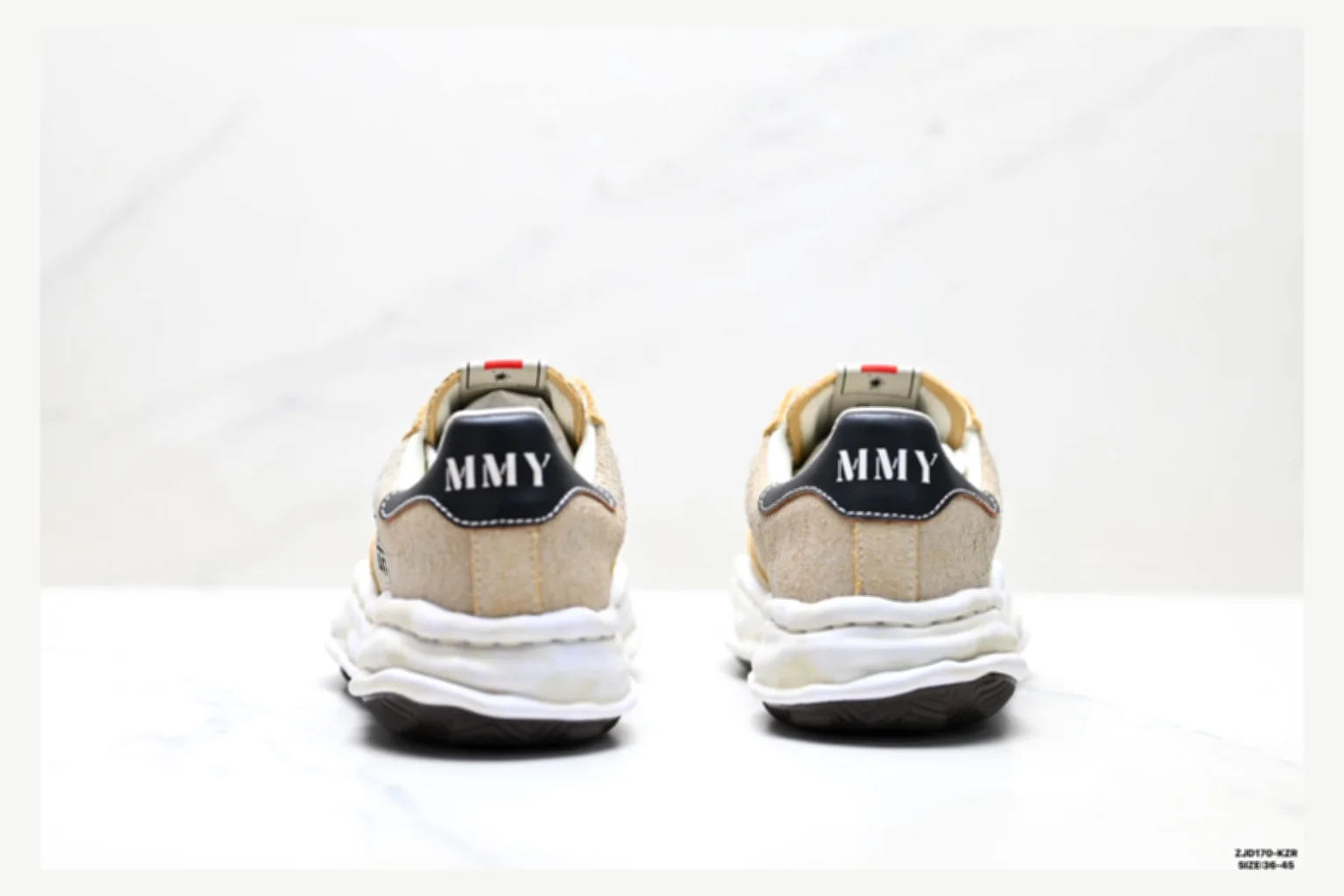 Maison Mihara Yasuhiro Blakey White Black Low Top shopping brief image SKU 1182167448 thumbnail 3