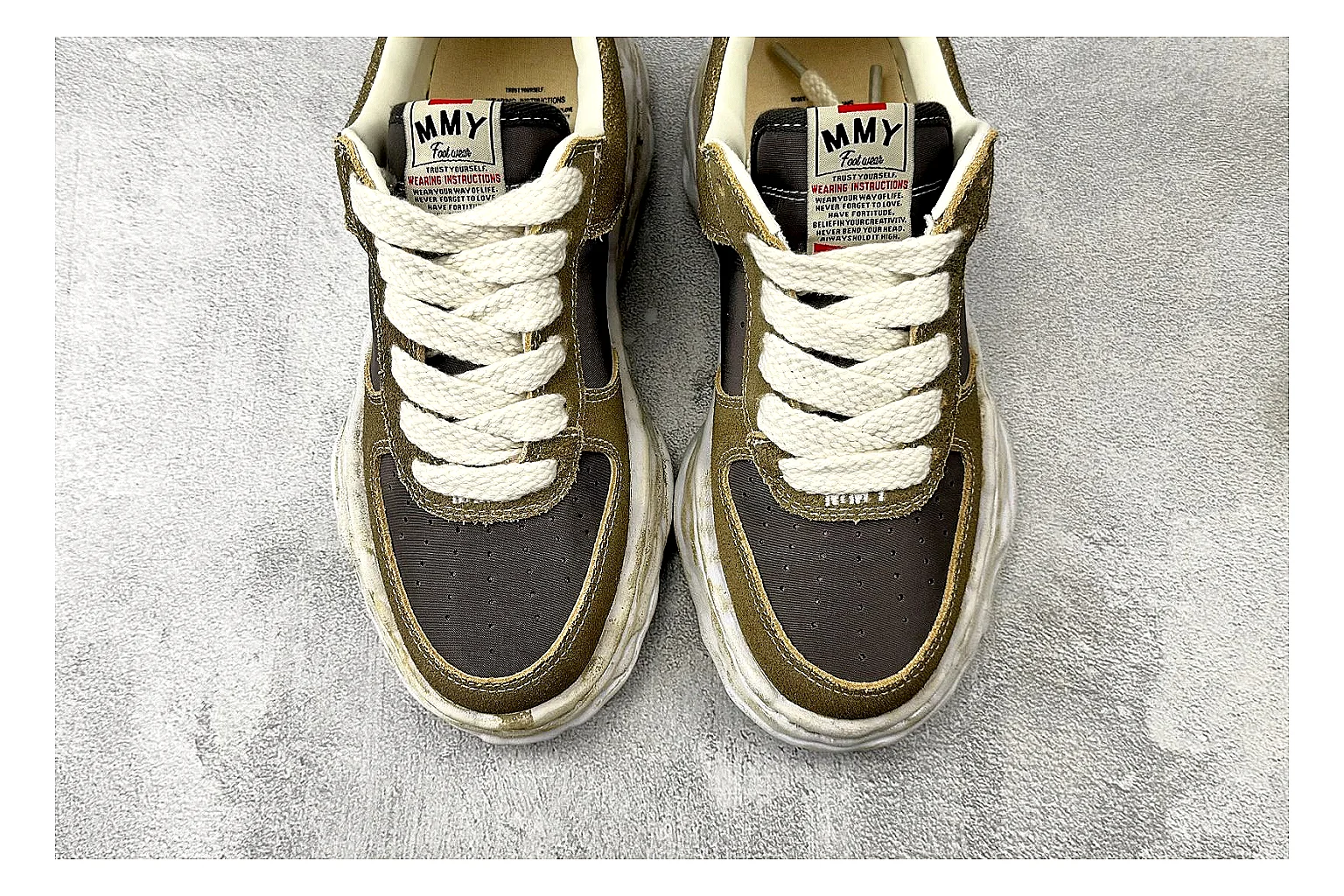 Maison Mihara Blakey brown sneaker shopping brief image thumbnail 3