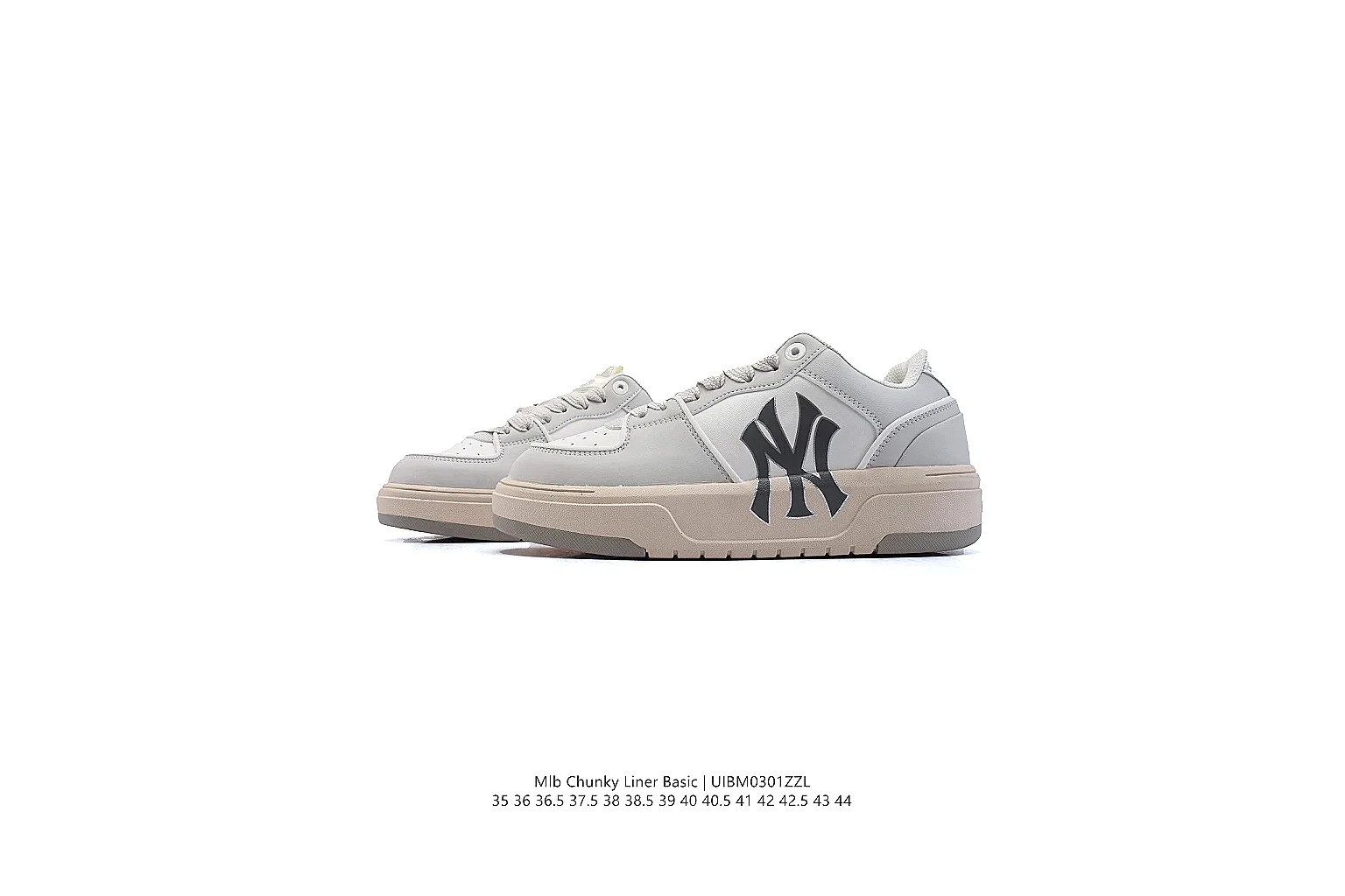 gogobuy.cloud MLB NY Grey Suede Low 5248 grey low-top image thumbnail 4