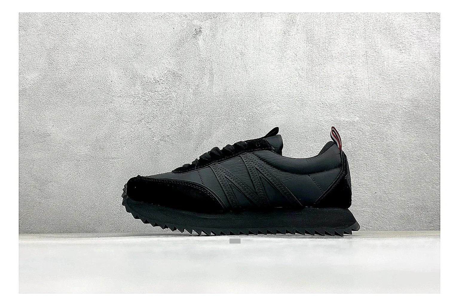 Moncler Pacey black suede shopping brief image