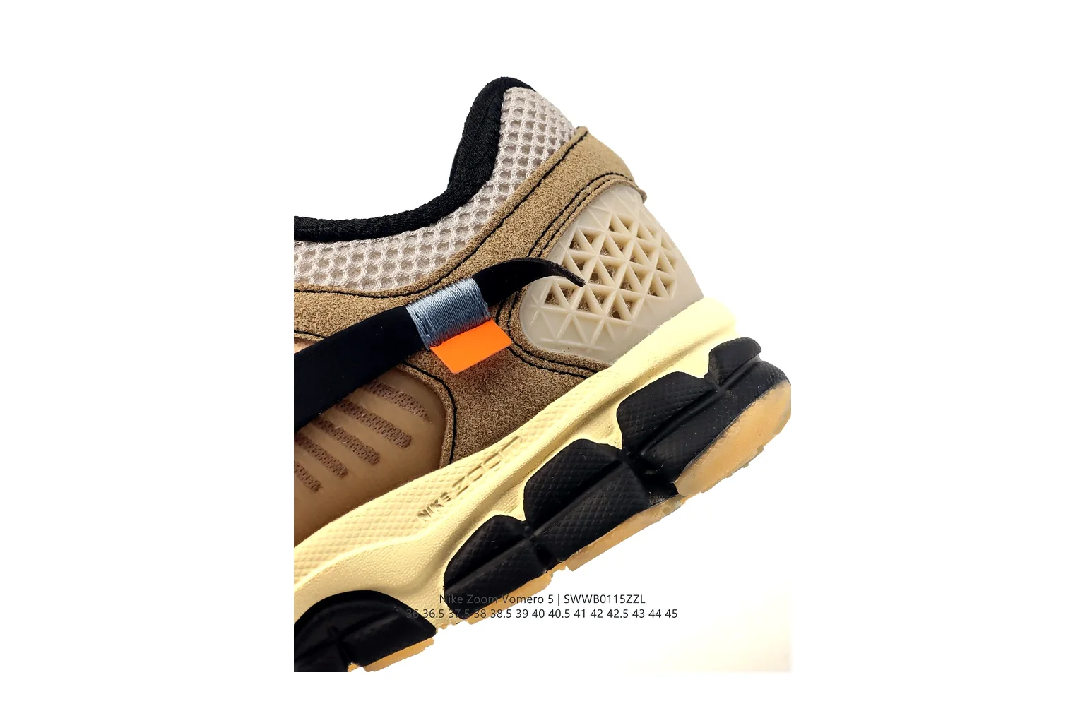 New Balance 1906R Beige Black Orange technical runner six photo view thumbnail 3