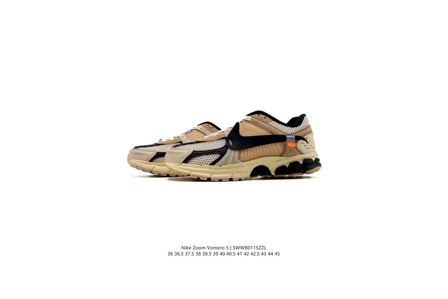 New Balance 1906R Beige Black Orange technical runner six photo view thumbnail 4