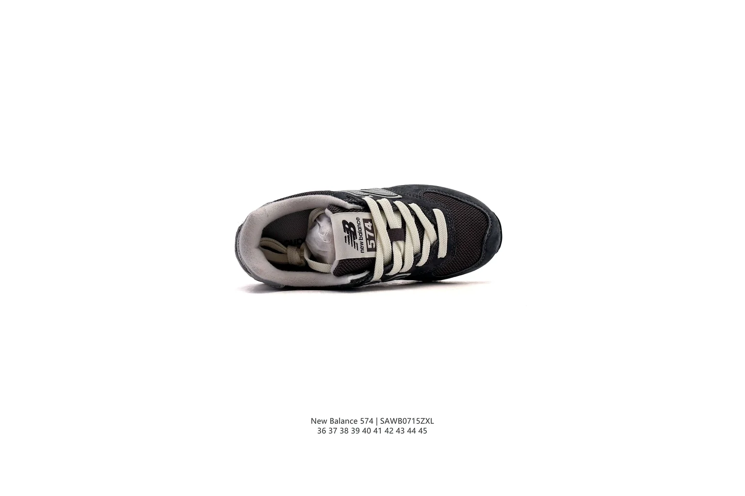 New Balance 327 Black Grey classic runner six photo view thumbnail 5