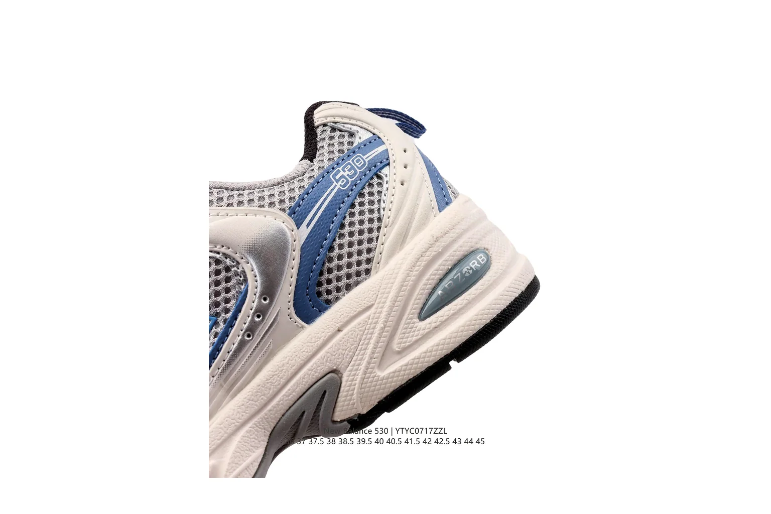New Balance 9060 Silver Blue chunky runner six photo view thumbnail 3