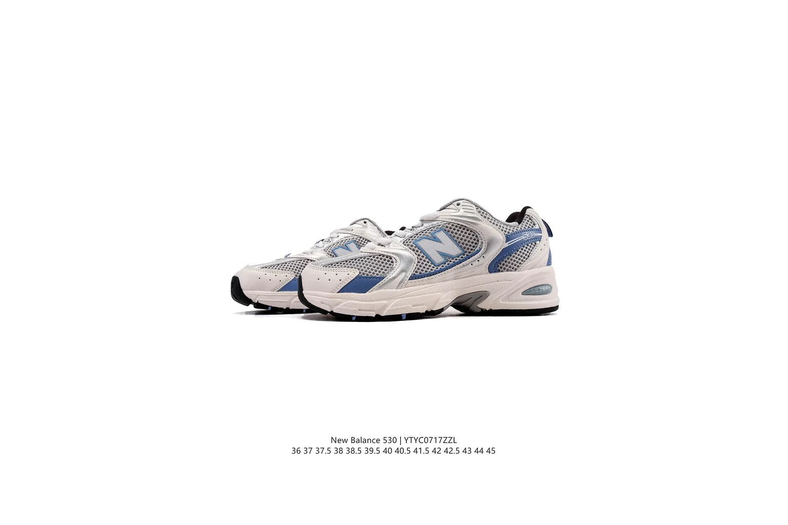 New Balance 9060 Silver Blue chunky runner six photo view thumbnail 4