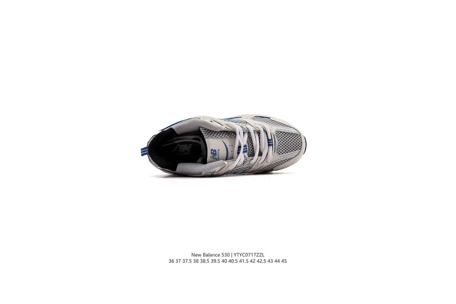 New Balance 9060 Silver Blue chunky runner six photo view thumbnail 5