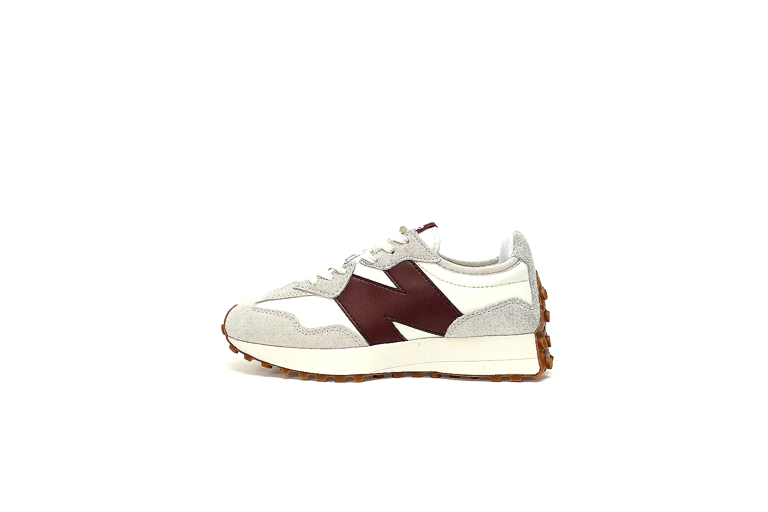 GogoBuy agent brief photos for New Balance Cream Burgundy Gum Runner Sneaker